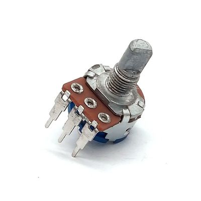 chất lượng  150V AC 500k Potentiometer With Switch 15mm 3 Position Mixer Console nhà máy sản xuất