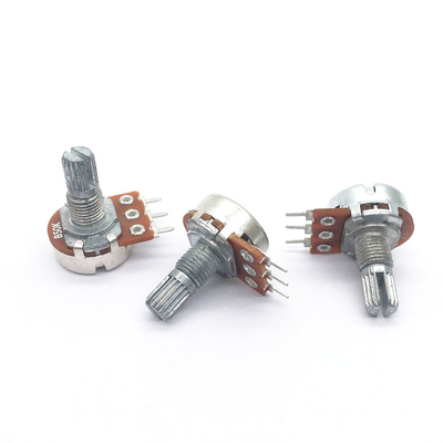 WH148 Series chiết áp điều khiển âm lượng có tuổi thọ cao Chiết áp màng carbon cho âm thanh
