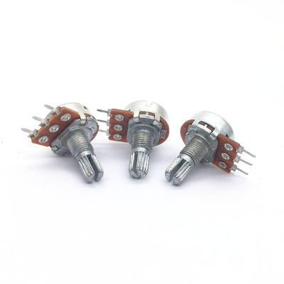 WH148 Series chiết áp điều khiển âm lượng có tuổi thọ cao Chiết áp màng carbon cho âm thanh