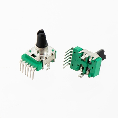 R1116G 11 Mm Trục kim loại băng kép Chiết áp quay màng carbon B10k 50K 100K