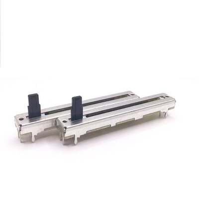 C4521SG Chất Lượng Tốt 45Mm Du Lịch Tuyến Tính Trượt Chiết Áp Có Công Tắc Nhấn Âm Thanh Chiết Áp B10K Chiết Áp
