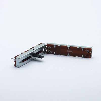Trung Quốc Nhà sản xuất chiết áp trượt có công tắc 30 mm Tuyến tính du lịch Chiết áp 5k 10k ohm Chiết áp 100k