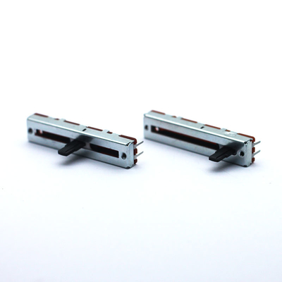Trung Quốc Nhà sản xuất chiết áp trượt có công tắc 30 mm Tuyến tính du lịch Chiết áp 5k 10k ohm Chiết áp 100k