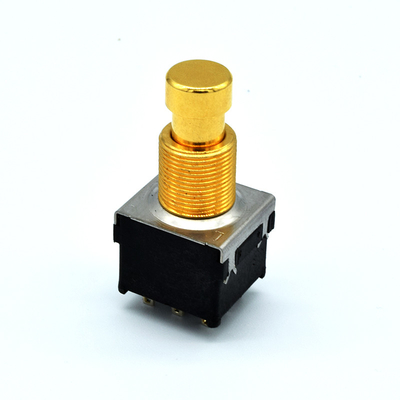 Nhà sản xuất Soft Click 3PDT Bàn đạp hiệu ứng ghi-ta Công tắc chân 9 chân Công tắc chân hiệu ứng Công tắc nút ấn