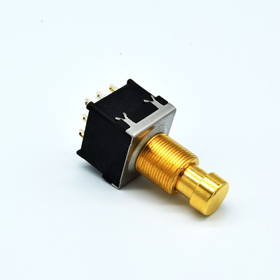 Nhà sản xuất Soft Click 3PDT Bàn đạp hiệu ứng ghi-ta Công tắc chân 9 chân Công tắc chân hiệu ứng Công tắc nút ấn