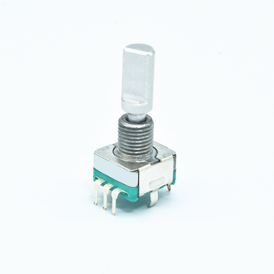 Công tắc xoay liên tục 11mm Núm xoay xoay chiều 300V AC với nút nhấn 360 độ