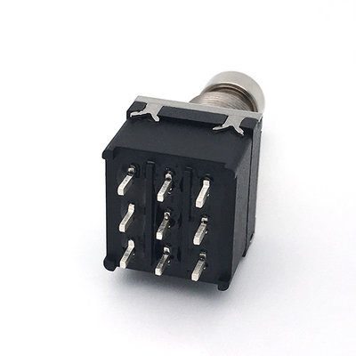 9 Pin 3pdt Stomp Switch 500V cho guitar điện