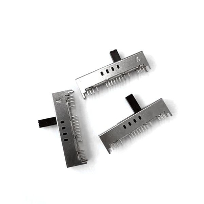Sliver 0.3A Điện Trượt Chuyển 4P8T ngang trượt Sound Bảng điều khiển