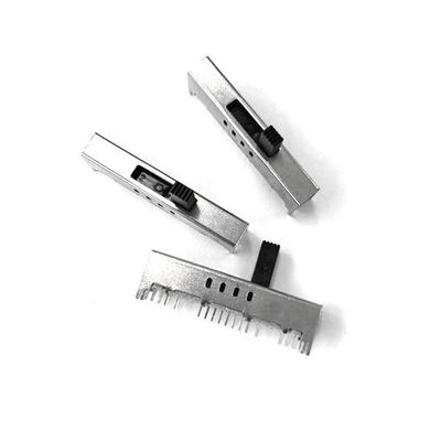 Sliver 0.3A Điện Trượt Chuyển 4P8T ngang trượt Sound Bảng điều khiển