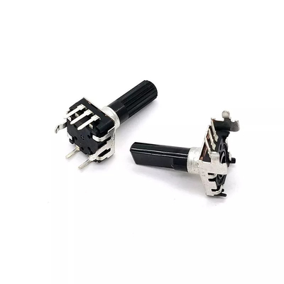 Bộ mã hóa quay loa Ec12 Audio với nút nhấn Ống lót có ren 10ohm