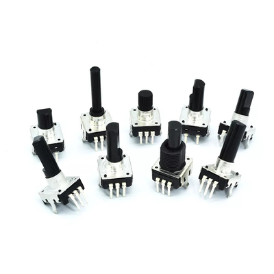 Bộ mã hóa quay loa Ec12 Audio với nút nhấn Ống lót có ren 10ohm