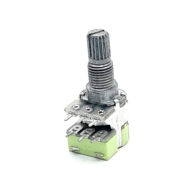 Chiết áp quay kép 12mm Bộ phim Carbon 100k Điều khiển âm lượng 6 chân