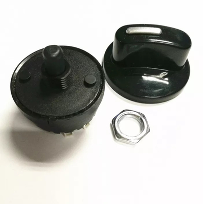 Máy ép trái cây 29mm Công tắc quay liên tục 6A 1 cực Quạt công tắc quay 12 chiều