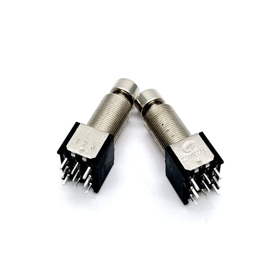 CE 17.1mm Bàn đạp chân Guitar 125V AC 6A 9 Pin Footswitch