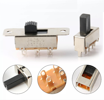 Công tắc trượt điện 50V CE Công tắc trượt 2p3t cho thiết bị gia dụng