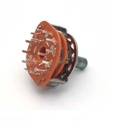 DC500V 2 cực 6 vị trí Công tắc xoay 100ohm Cts 5 chiều