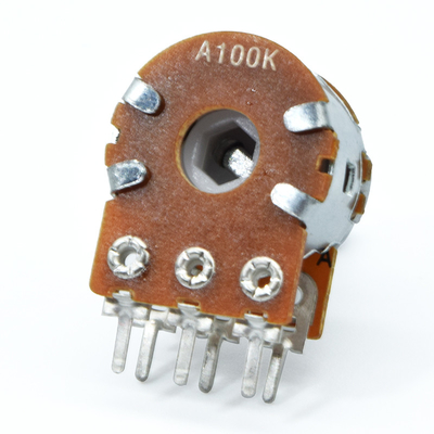 Chiết áp công tắc xoay Spline 500k Có công tắc được sử dụng bởi bộ đàm