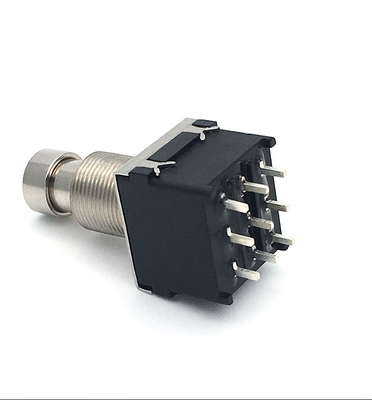 SF17 10000 Chu kỳ 2pdt Công tắc 9 chân Nút nhấn Chân 100ohm