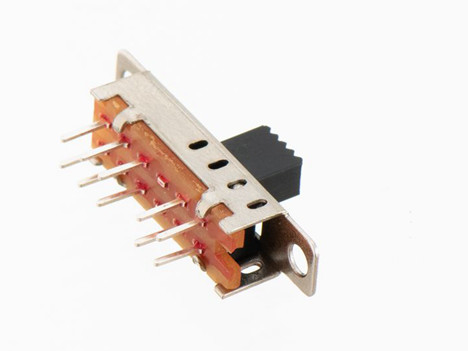 DC 30V Bật Tắt Công tắc Trượt Rohs 0.5A Chiết áp trượt