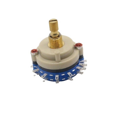 Công tắc quay liên tục 500V có độ chính xác cao Công tắc quay đa cực 100ohm