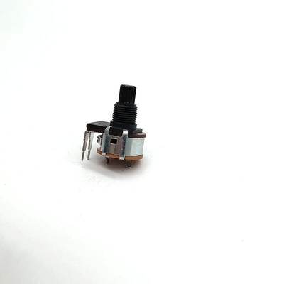 Điều khiển âm lượng 5000ohm 6 pin màu đen Chiết áp nút âm lượng 0,2W