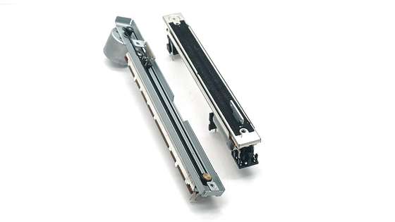 Chiết áp tuyến tính B10K Trượt kép 10V DC 100mm lũy tiến