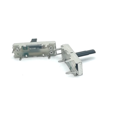 Chiết áp trượt tay cầm kim loại 15mm Du lịch B100k Trượt
