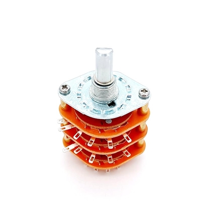 Đường kính 29mm 12 Vị trí Công tắc xoay 0,3A