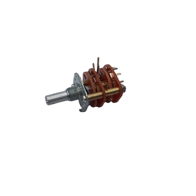 Hai lớp 500V đa cực Công tắc xoay Rohs 4 cực 6 vị trí Rotary