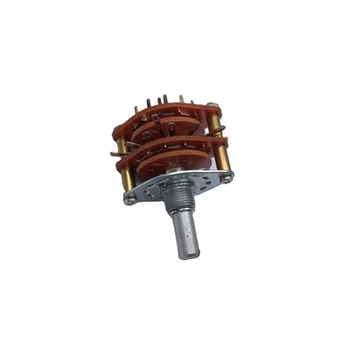 Hai lớp 500V đa cực Công tắc xoay Rohs 4 cực 6 vị trí Rotary