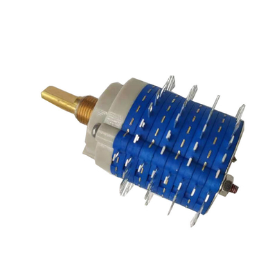 Đa phần 38mm 24 Vị trí Công tắc xoay liên tục 500V
