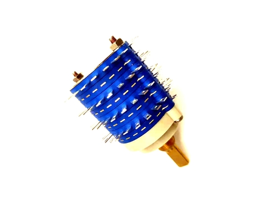 Đa phần 38mm 24 Vị trí Công tắc xoay liên tục 500V