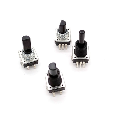 ISO EC12 Núm quay 5mA Bộ mã hóa quay đồng tâm kép với nút nhấn