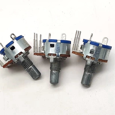 Đường kính 16mm Chiết áp công tắc xoay A10k Loa 3 pin Hộp âm thanh