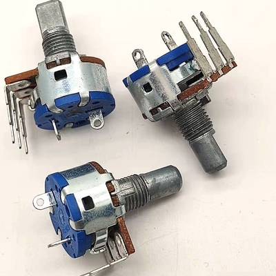 Đường kính 16mm Chiết áp công tắc xoay A10k Loa 3 pin Hộp âm thanh