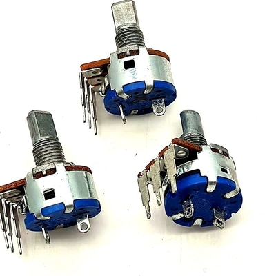 Đường kính 16mm Chiết áp công tắc xoay A10k Loa 3 pin Hộp âm thanh