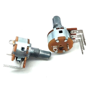 Chiết áp bộ khuếch đại 0,2W kim loại có công tắc 16mm cho hộp âm thanh