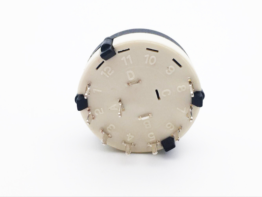 Đường kính 26mm Băng quay 0,3A Công tắc xoay đa vị trí cho lò quạt
