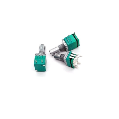 Bộ mã hóa quay 10mA với núm điều chỉnh âm thanh loa tự động đồng tâm kép 6mm