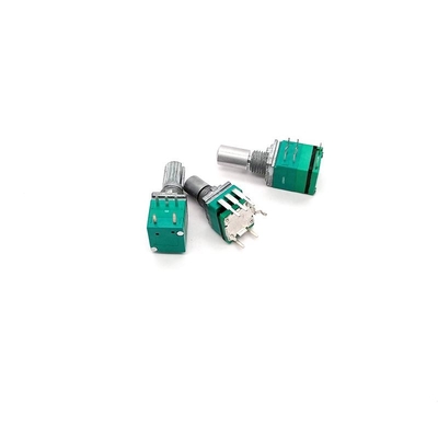 Bộ mã hóa quay 10mA với núm điều chỉnh âm thanh loa tự động đồng tâm kép 6mm