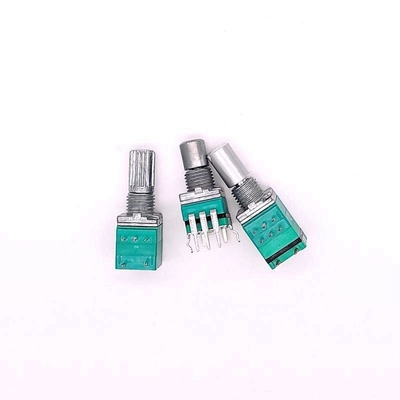 Bộ mã hóa quay 10mA với núm điều chỉnh âm thanh loa tự động đồng tâm kép 6mm