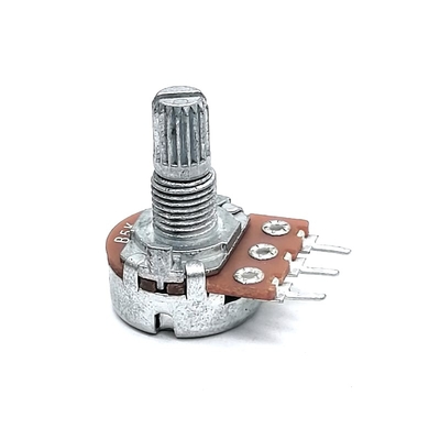 Chiết áp quay 16mm Chiết áp quay một lần 2ohm để điều khiển âm lượng