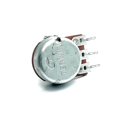 Chiết áp quay 16mm Chiết áp quay một lần 2ohm để điều khiển âm lượng